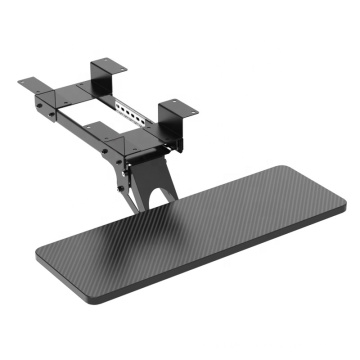 Custom Ergonomic Modern Slide Out Rotating Mouse Bracket Keyboard Tray Under Desk